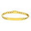 Pulsera Esclava de Oro Amarillo 18K para Caballero – Fuerza y Elegancia en una Joya Maciza